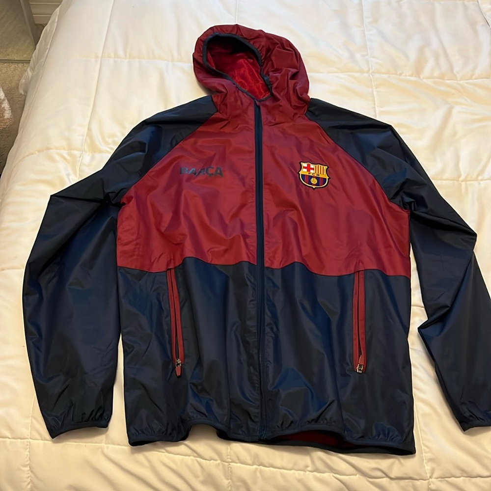 Barcelona FCB men’s windbreaker